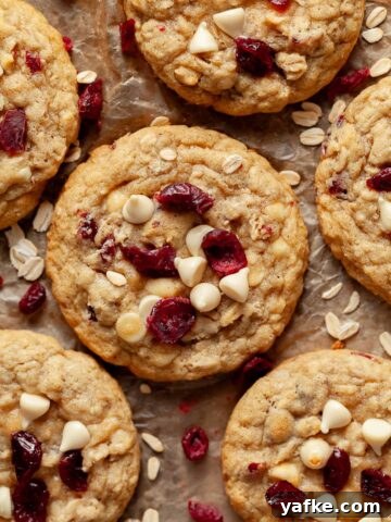 Gluten Free Oatmeal Cranberry Cookies