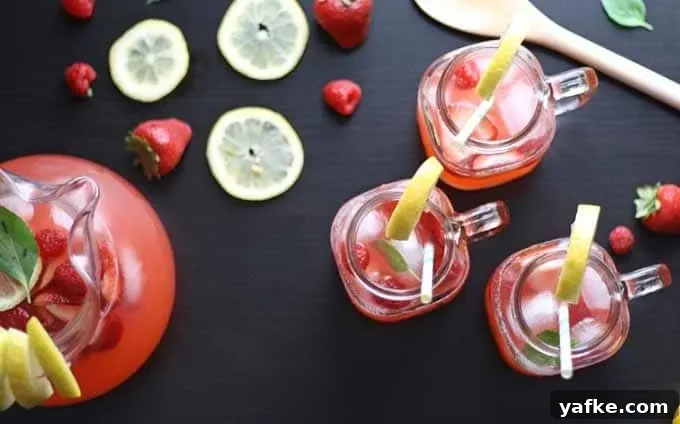 Refreshing Berry Basil Lemonade Recipe 2 Berry Basil Lemonade | Honey and Birch