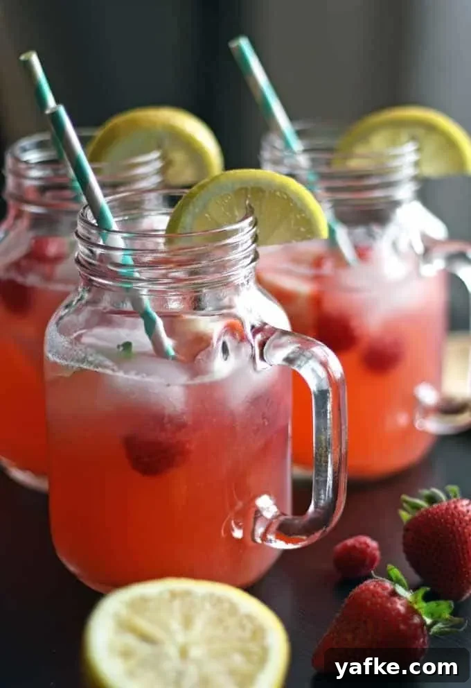 Refreshing Berry Basil Lemonade Recipe 3 Berry Basil Lemonade | Honey and Birch