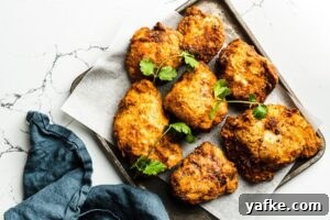 Sous Vide Fried Chicken on sheetpan