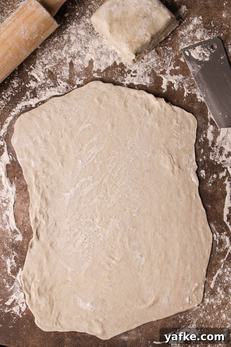 Pastry Dough. Do not over work.