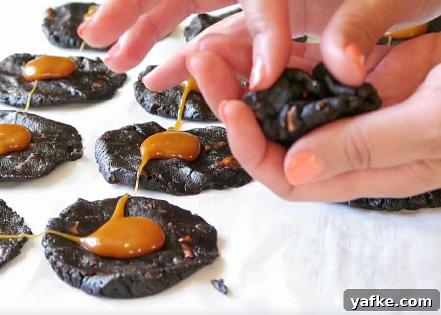 Salted Caramel Stuffed Pretzel Oreo Balls Recipe 11 img 583 12