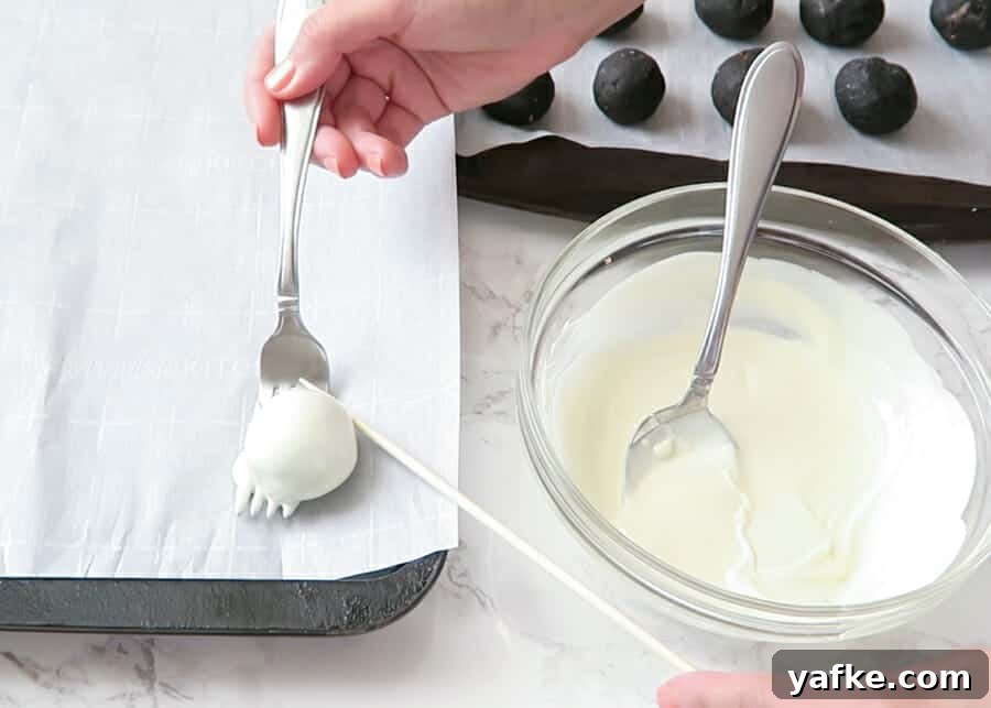 Salted Caramel Stuffed Pretzel Oreo Balls Recipe 13 img 583 15