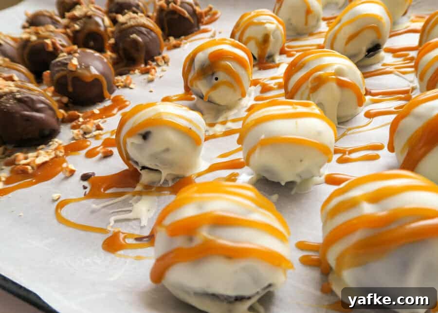 Salted Caramel Stuffed Pretzel Oreo Balls Recipe 14 Pretzel Oreo Balls (Stuffed with Salted Caramel)