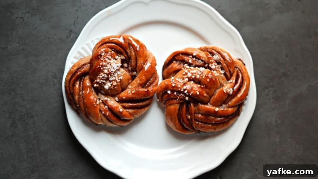 Classic Kanelbullar: Swedish Cinnamon Buns Recipe 3 swedish cinnamon buns