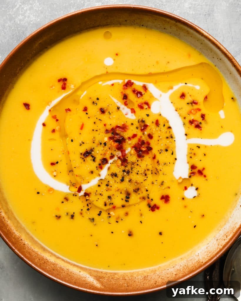 Creamy Pumpkin Soup Recipe with Autumn Spices 2 Creamy Pumpkin Soup