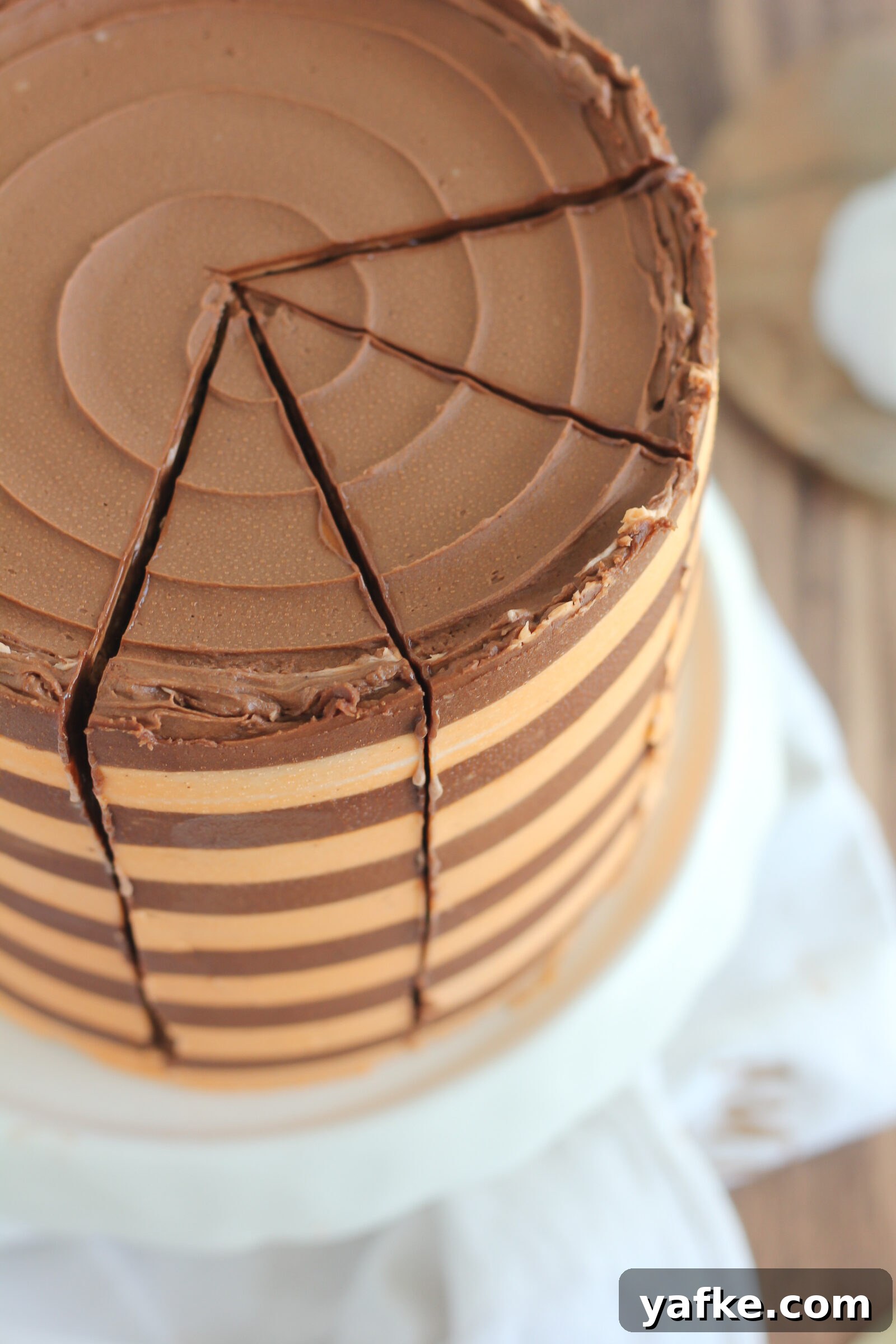 Chocolate Pumpkin Marble Cake Recipe with Cinnamon Swirl 4 Batter being prepared