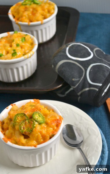 Jalapeno Butternut Mac and Cheese Jalapeno Butternut Mac and Cheese - close up