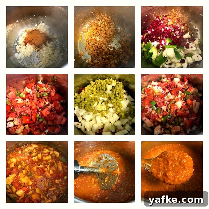 Authentic Mumbai Style Pav Bhaji Recipe 6 Making of Pav Bhaji