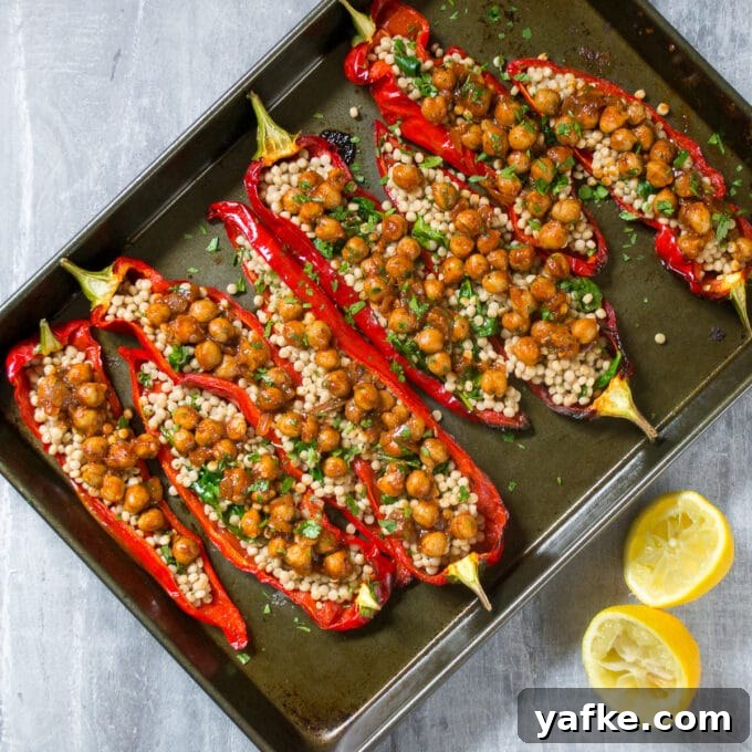 Moroccan-Style Stuffed Romano Peppers 2 Romano Peppers Recipe