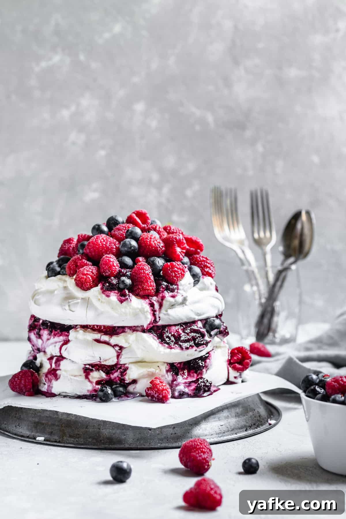 Berry Pavlova Cake