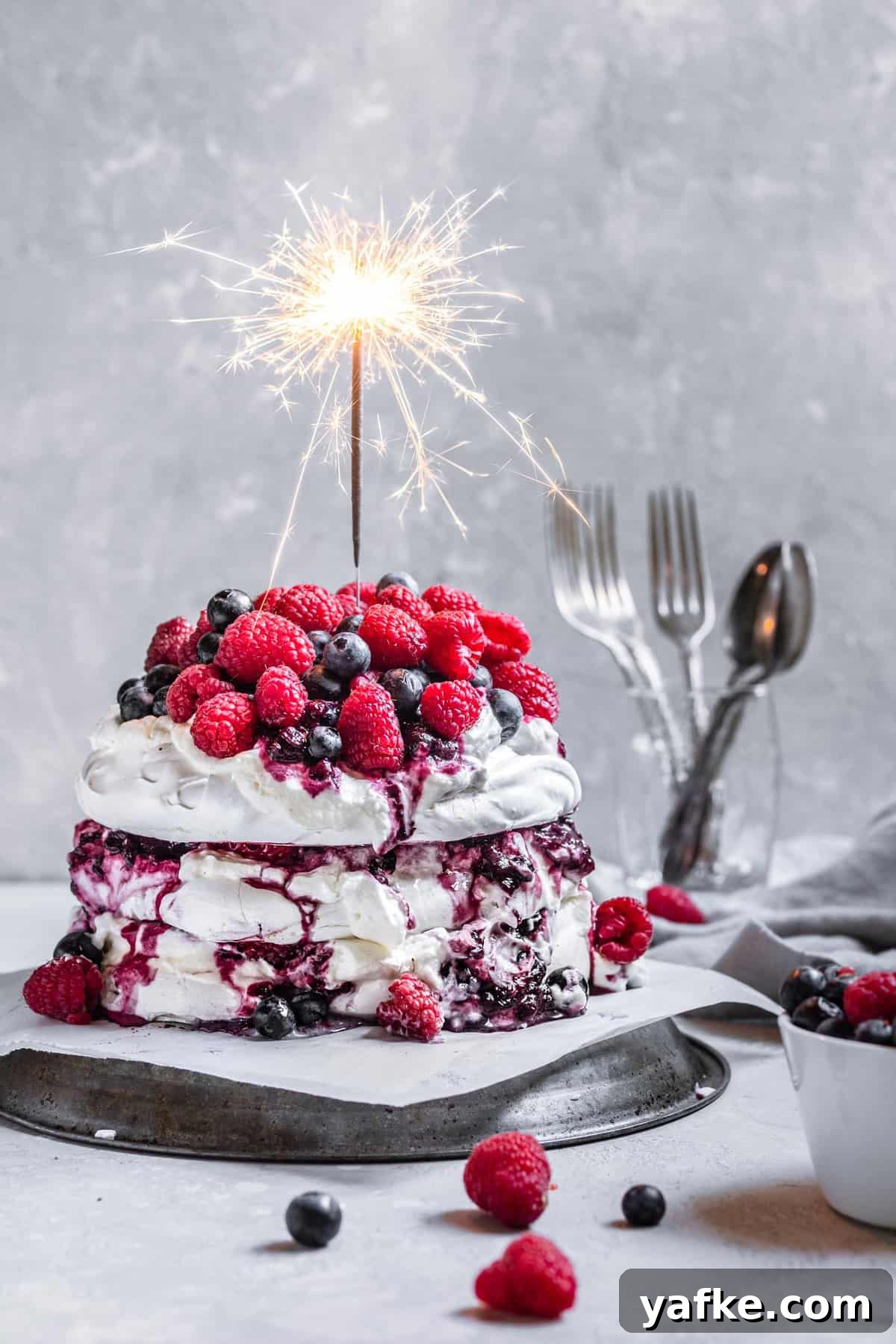 Berry Pavlova Cake