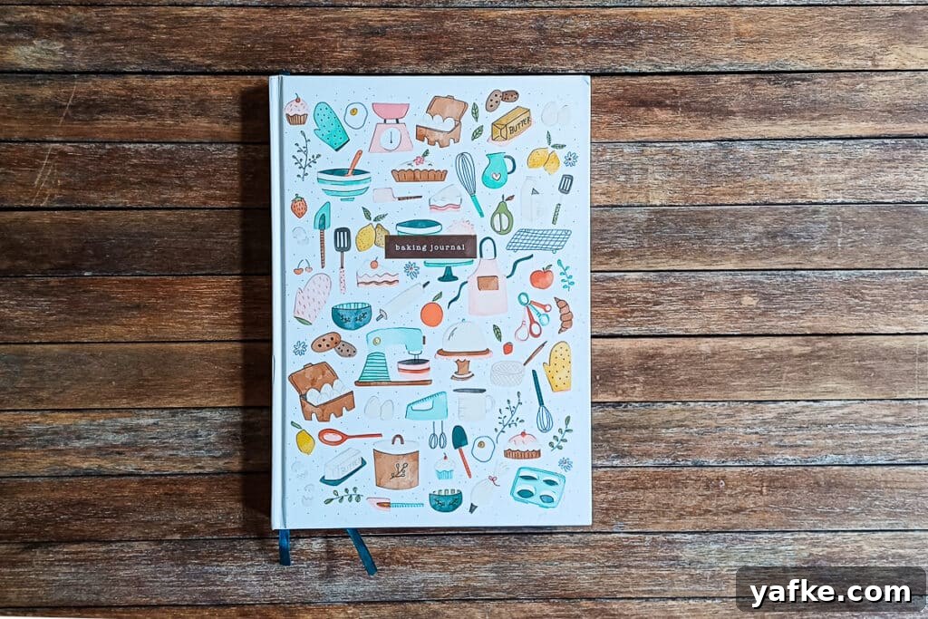 Make a DIY Family Recipe Book with Free Printable Binder 5 store-bought blank baking journal
