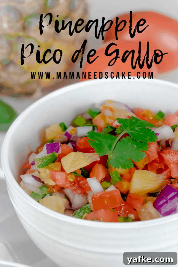 Pineapple Pico de Gallo Recipe: Fresh Tropical Salsa 2 img 7415 4