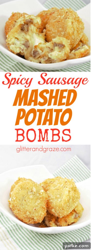 Mashed Potato Bombs Stuffed with Spicy Sausage Recipe 8 Spicy Sausage Mashed Potato Bombs