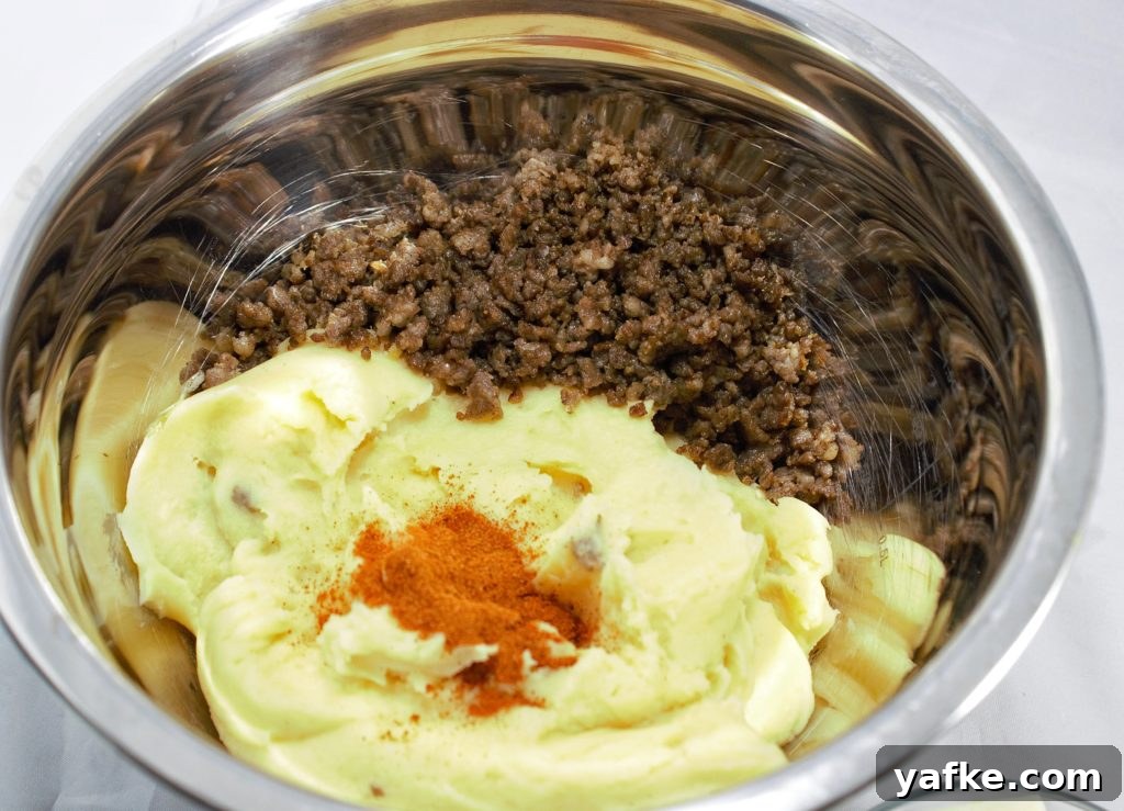 Mashed Potato Bombs Stuffed with Spicy Sausage Recipe 5 Spicy Sausage Mashed Potato Bombs