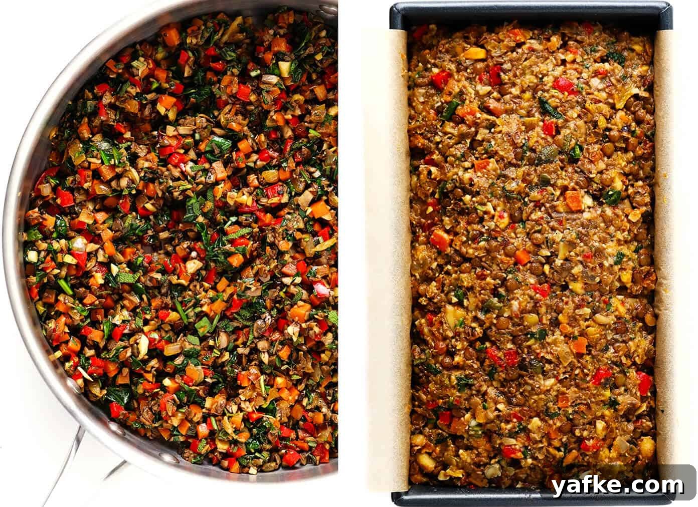 Sautéed vegetables for nut roast How To Make Nut Roast -- Sauteing the Veggies and Pressing Them Into a Bread Pan