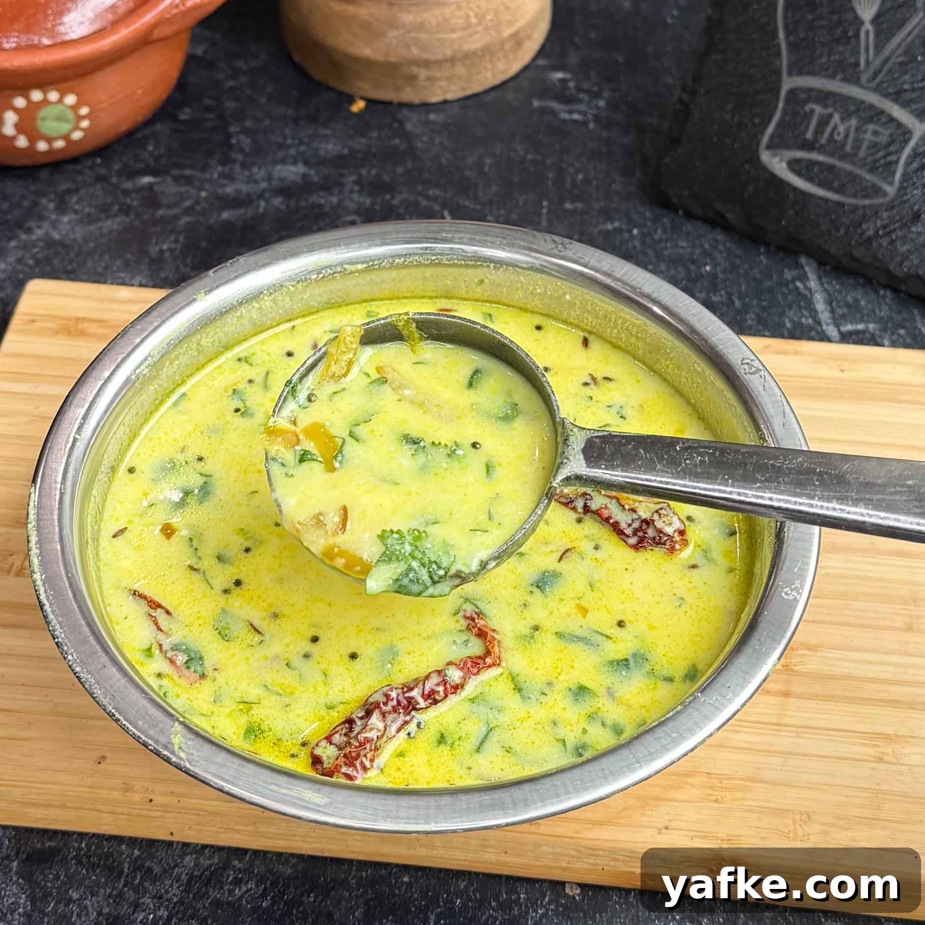 Andhra Majjiga Charu: Tangy Buttermilk Pulusu 4 Majjiga Charu served