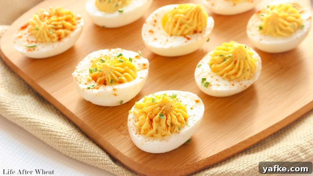 Everyone needs a classic deviled egg recipe in their repertoire, and this one takes the cake! The addition of pickle relish gives these eggs a flavor boost.