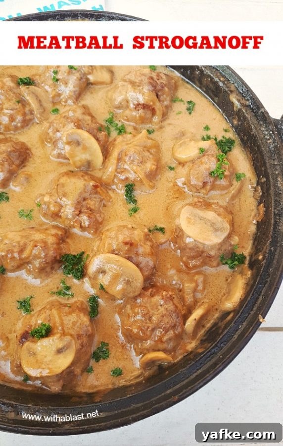 Meatball Stroganoff