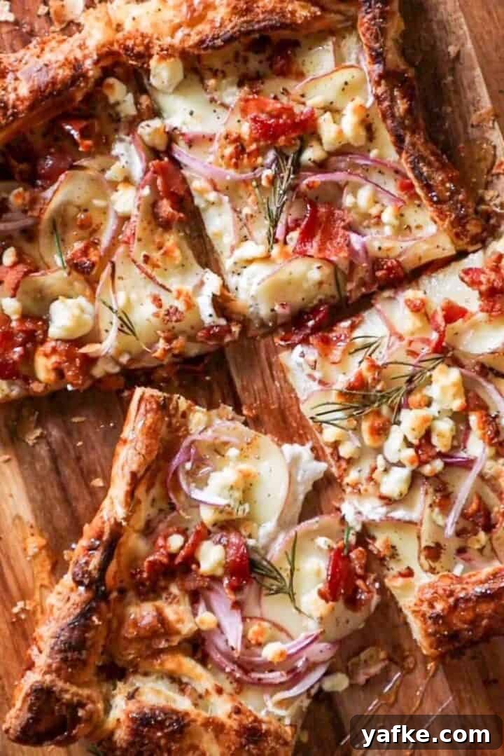 Bacon and Blue Cheese Puff Pastry Tart Recipe 8 appetizer tart with puff pastry