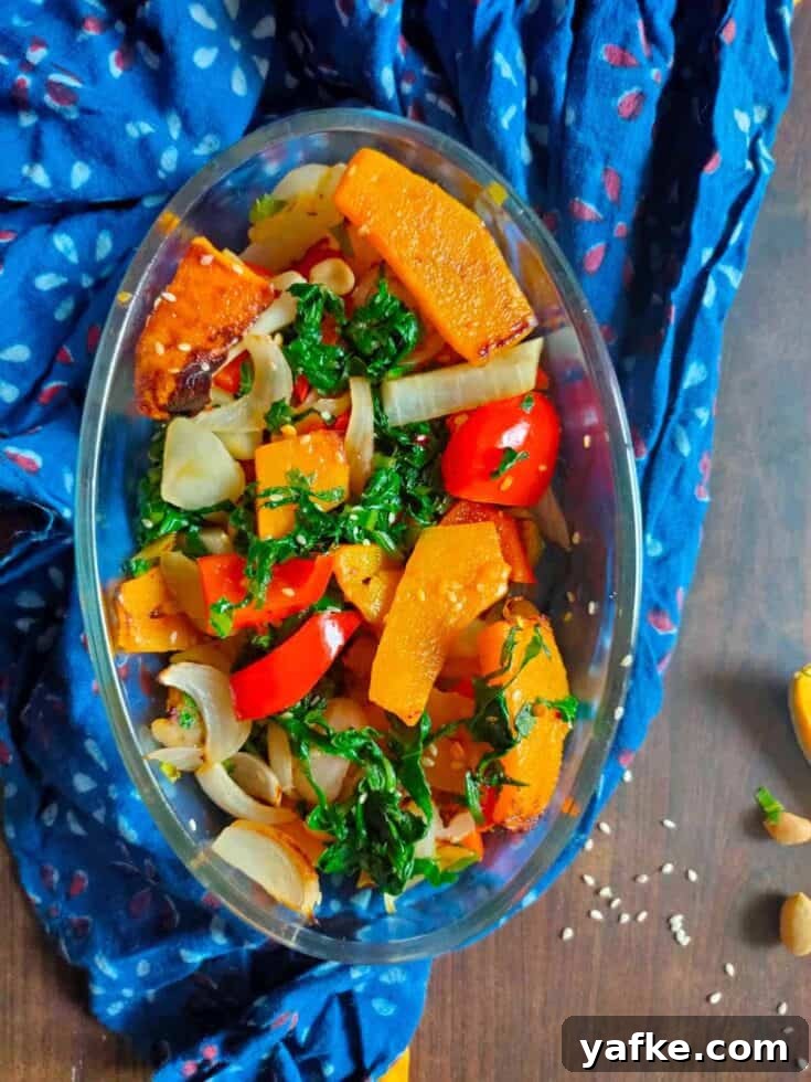 Image for Roasted Pumpkin Spinach Salad 