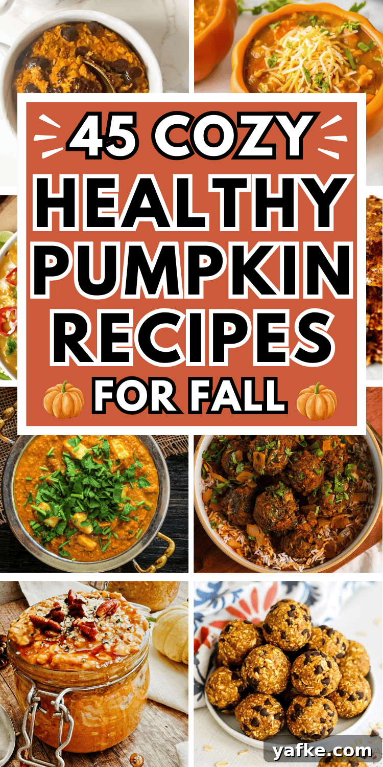45 Pumpkin Recipes to Nourish You All Autumn Long 48 Easy healthy pumpkin recipes! Savory fall dinners, breakfast ideas, desserts, and fall snacks all using canned or fresh pumpkin.