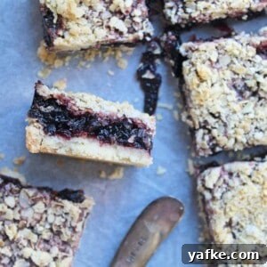gluten free cherry and ginger oaty crumble bars