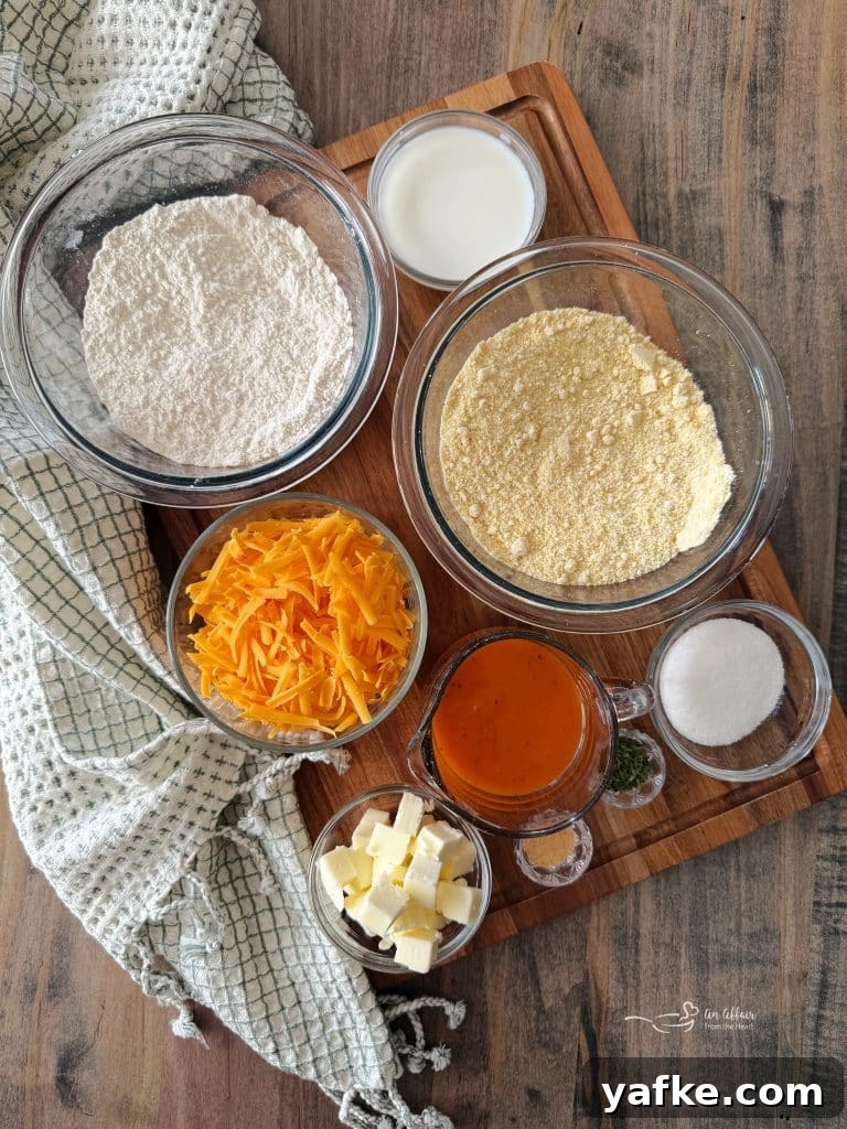 Dorothy's Cornbread Drop Biscuits Recipe 4 Golden cheddar cornbread biscuits