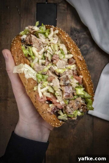 Viral Chopped Italian Sandwich Recipe: How to Make It 11 Chopped chicken bacon ranch sub