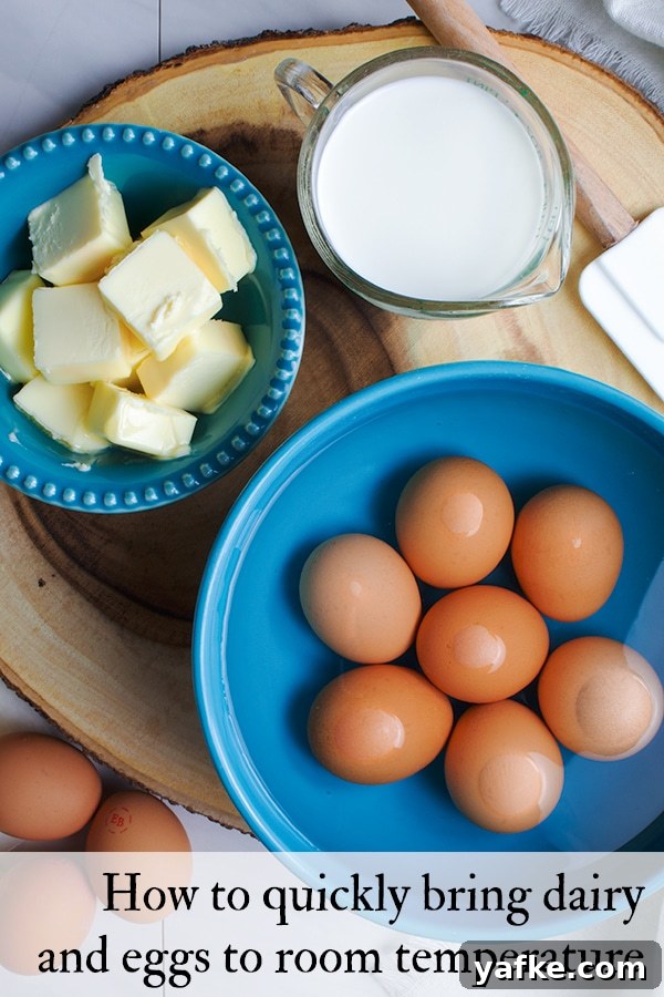 How to Bring Eggs and Dairy to Room Temperature Quickly 5 How to quickly bring dairy and eggs to room temperature.