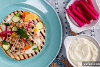 How to Make Lebanese Grilled Chicken with Garlic Sauce