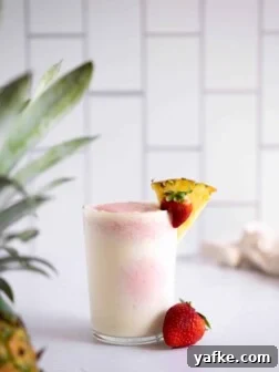 Strawberry Piña Colada