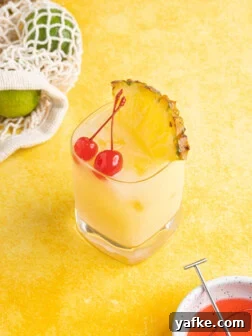 Piña Colada on the rocks
