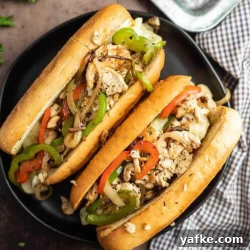 Low-Carb Chicken Recipes for Your Blackstone Griddle 11 Sizzling chicken and veggie hoagie sandwiches on toasted baguettes.