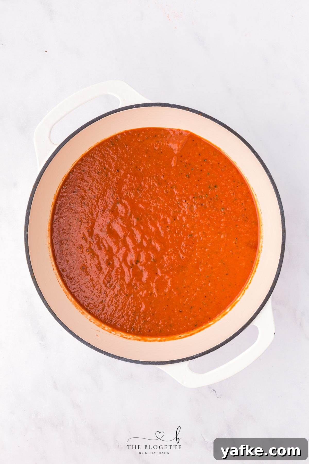 Homemade Creamy Tomato Bisque Recipe 10 Stir in cream and cheese