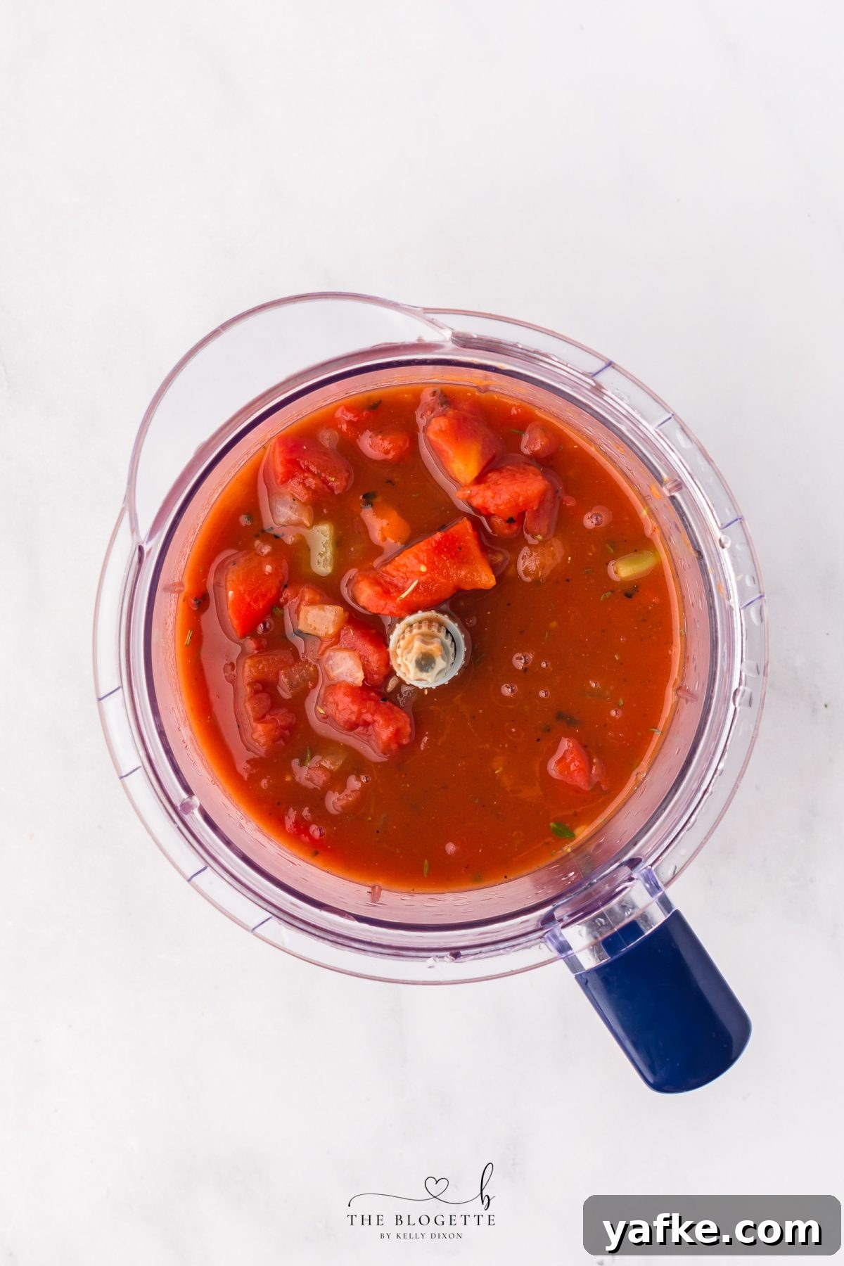 Homemade Creamy Tomato Bisque Recipe 8 Blend with herbs