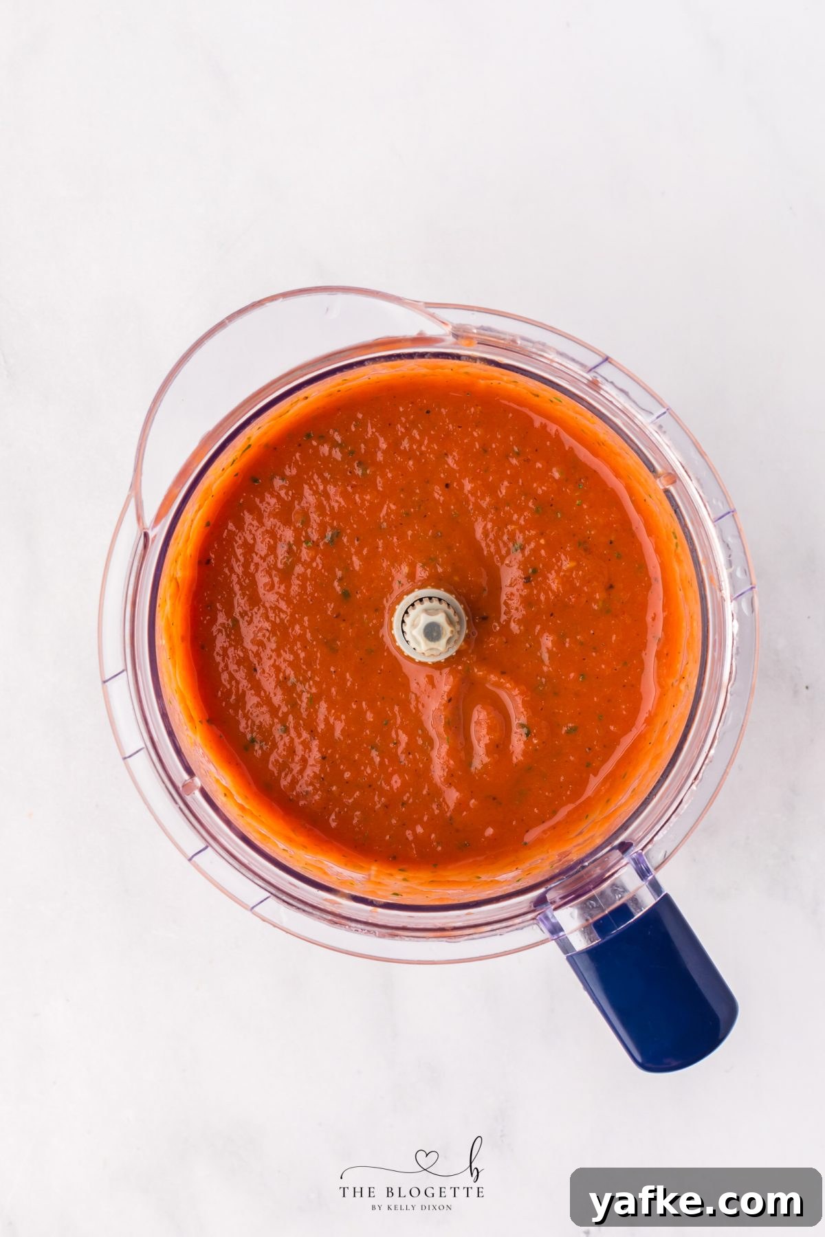 Homemade Creamy Tomato Bisque Recipe 9 Blend with herbs