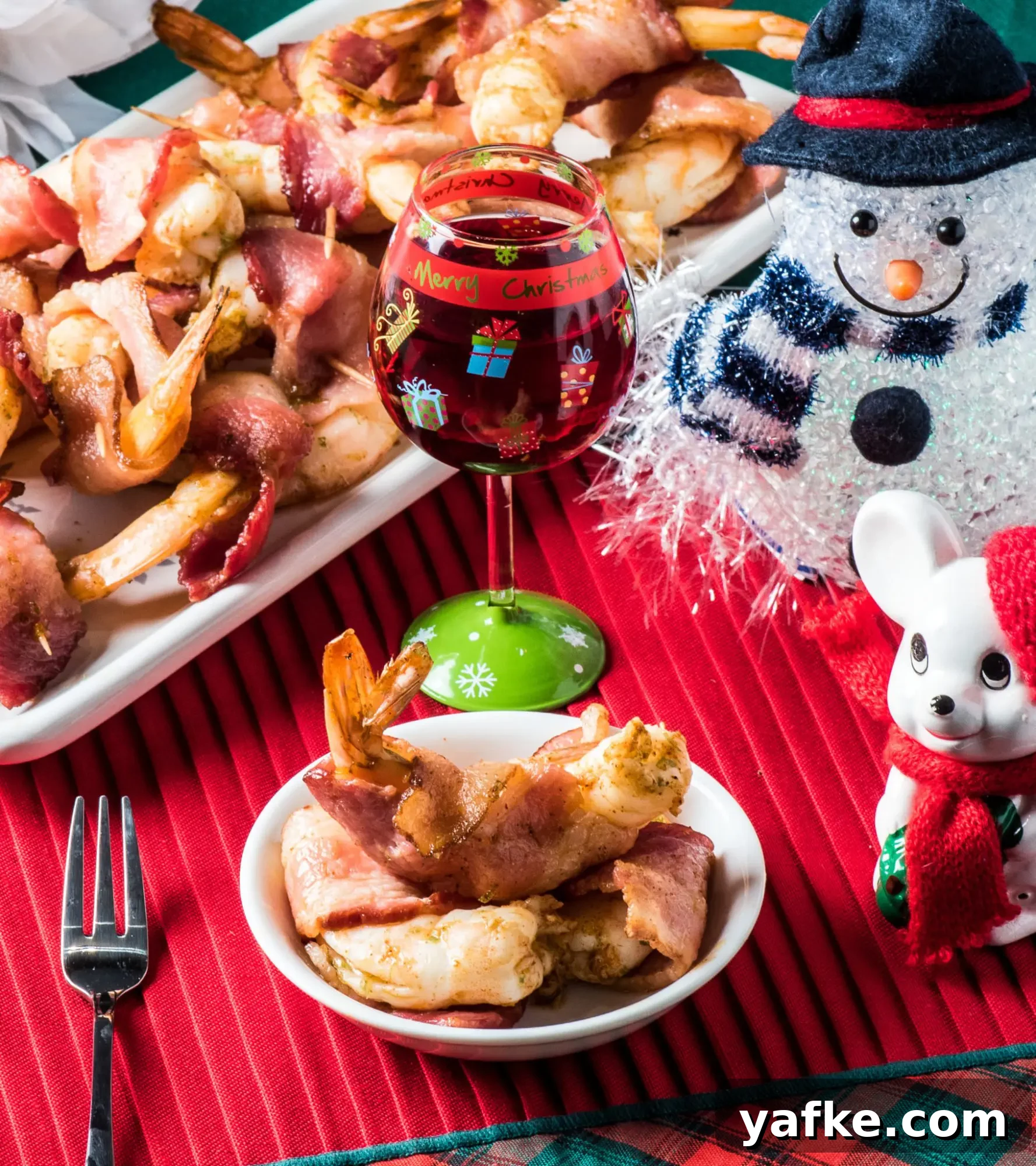 Chipotle Lime Bacon-Wrapped Shrimp full set